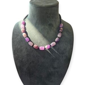 Amethyst Bead Necklace